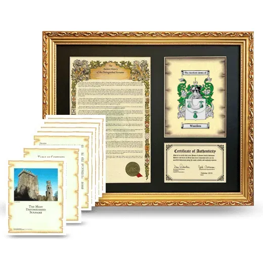 Warden Framed History And Complete History - Gold