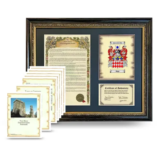 Bage Framed History and Complete History - Heirloom
