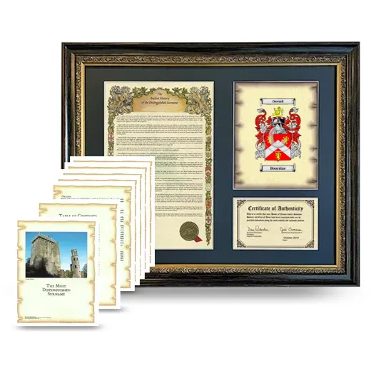 Bourrine Framed History and Complete History - Heirloom
