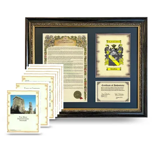 Broadens Framed History and Complete History - Heirloom