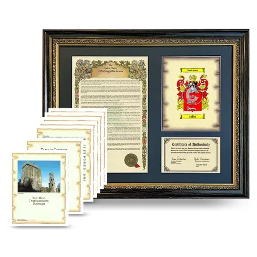 Calles Framed History and Complete History - Heirloom