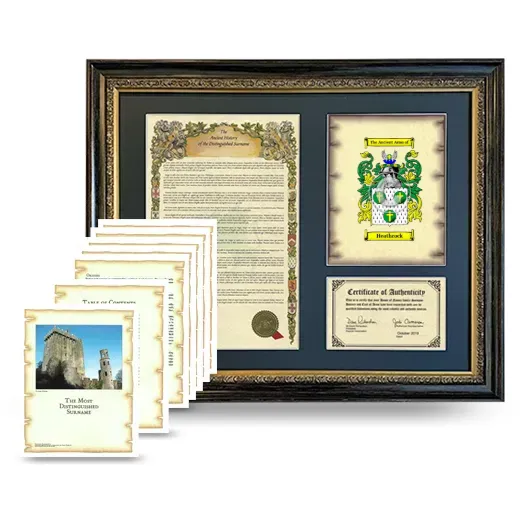 Heathcock Framed History and Complete History - Heirloom