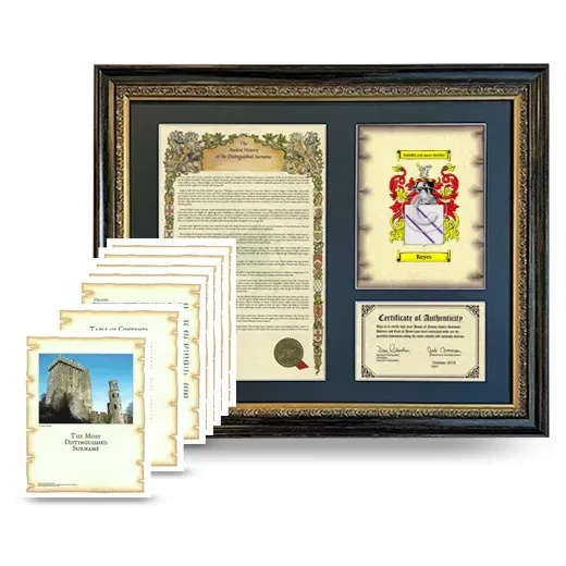 Keyes Framed History and Complete History - Heirloom