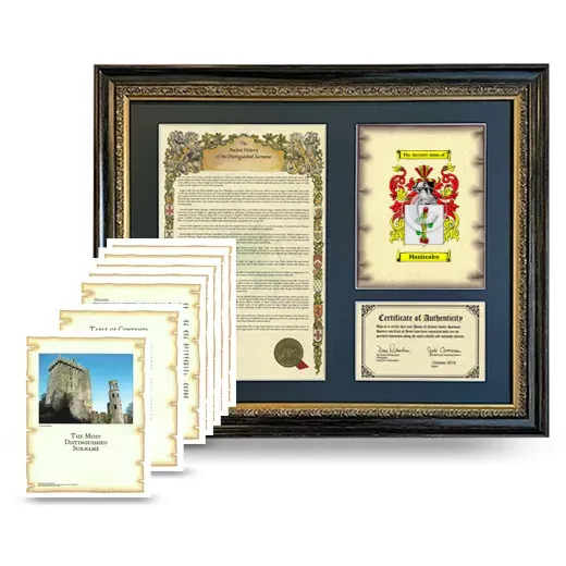 Maniscalco Framed History and Complete History - Heirloom