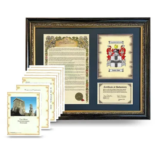 Saint-clair Framed History and Complete History - Heirloom