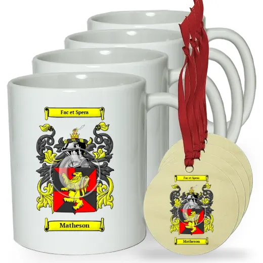 Matheson Set of 4 Classic Mugs and Ornaments