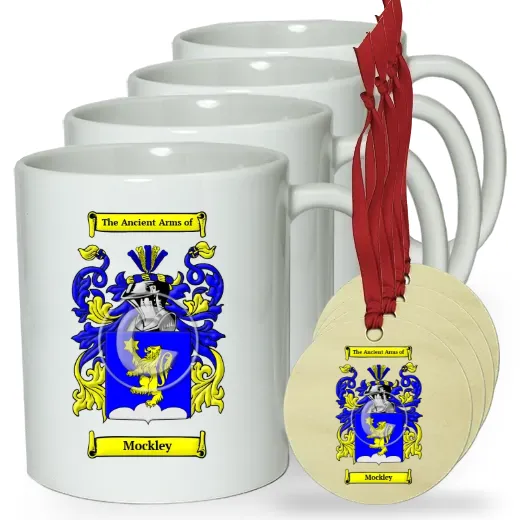 Mockley Set of 4 Classic Mugs and Ornaments