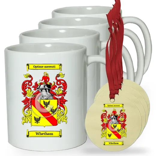 Whetham Set of 4 Classic Mugs and Ornaments