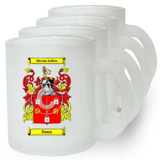 Dunn Set of 4 Frosted Glass Mugs