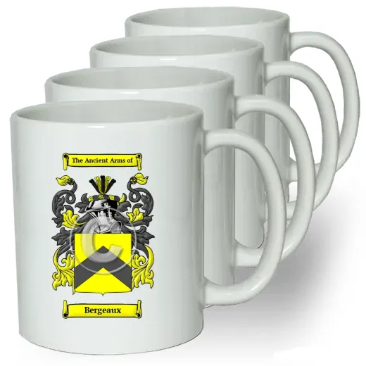Bergeaux Coffee mugs (set of four)