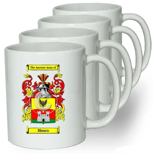 Blanco Coffee mugs (set of four)