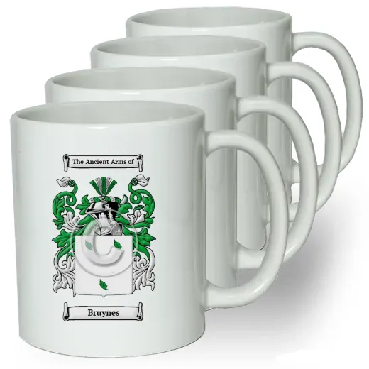 Bruynes Coffee mugs (set of four)