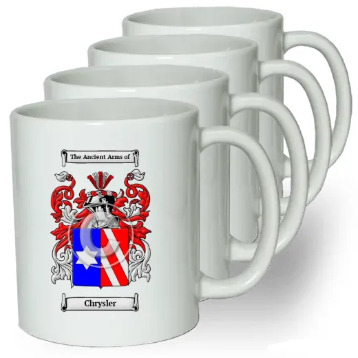 Chrysler Coffee mugs (set of four)