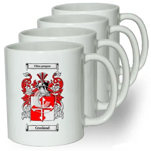 Crosland Coffee mugs (set of four)