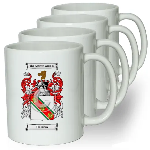 Darwin Coffee mugs (set of four)