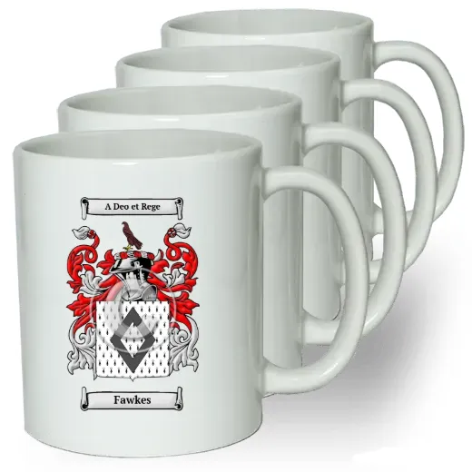Fawkes Coffee mugs (set of four)
