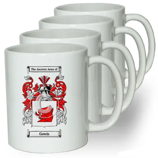 Gowis Coffee mugs (set of four)