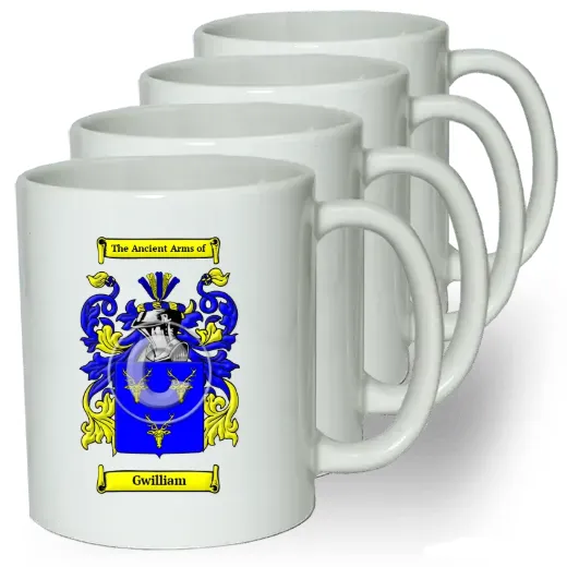 Gwilliam Coffee mugs (set of four)