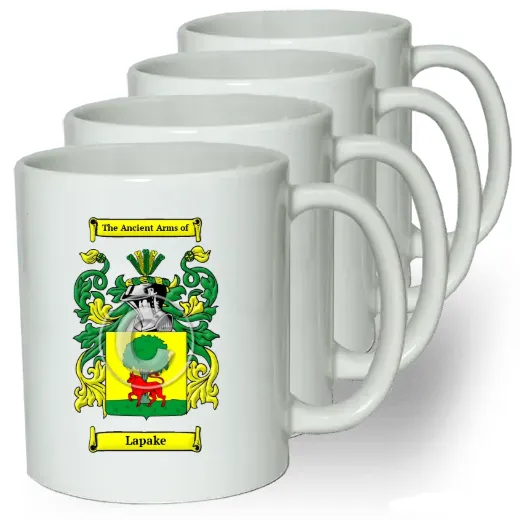 Lapake Coffee mugs (set of four)