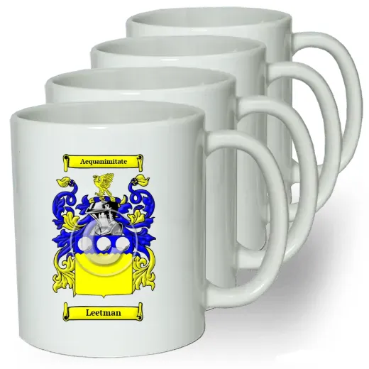 Leetman Coffee mugs (set of four)