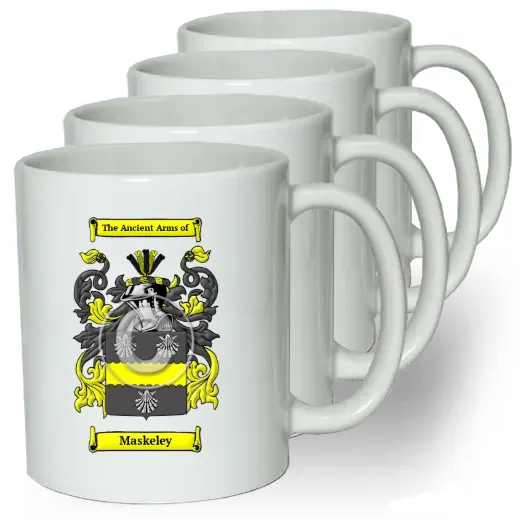 Maskeley Coffee mugs (set of four)
