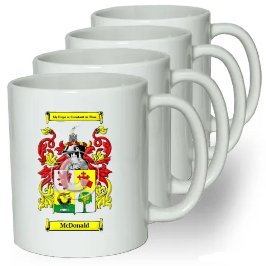 McDonald Coffee mugs (set of four)