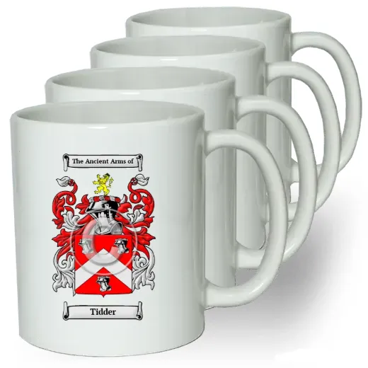 Tidder Coffee mugs (set of four)