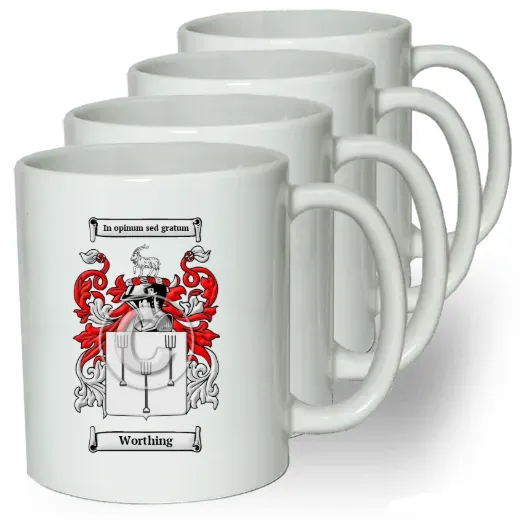 Worthing Coffee mugs (set of four)