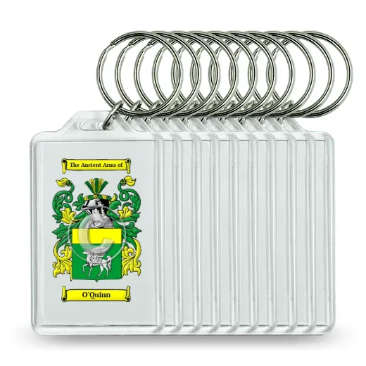 O'Quinn Set of 10 Keychains