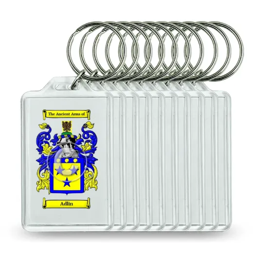 Adlin Set of 10 Keychains