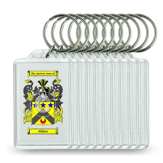 Ahlers Set of 10 Keychains