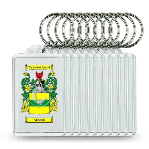 Aldwick Set of 10 Keychains