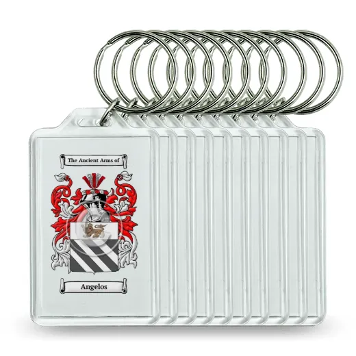 Angelos Set of 10 Keychains