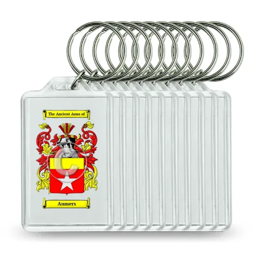Anmers Set of 10 Keychains