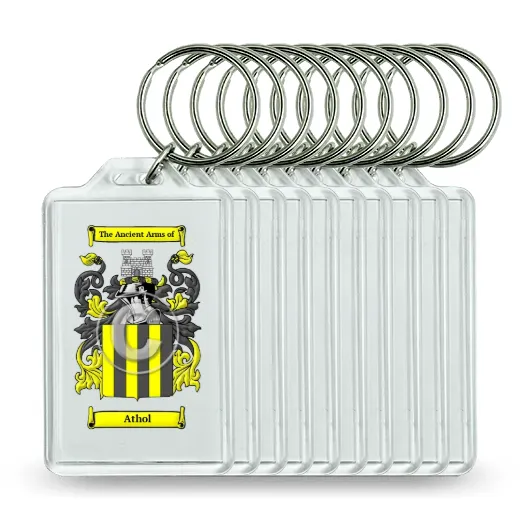 Athol Set of 10 Keychains