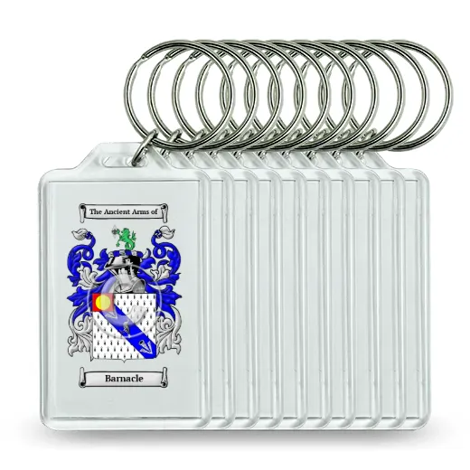 Barnacle Set of 10 Keychains