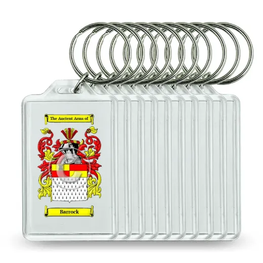 Barrock Set of 10 Keychains