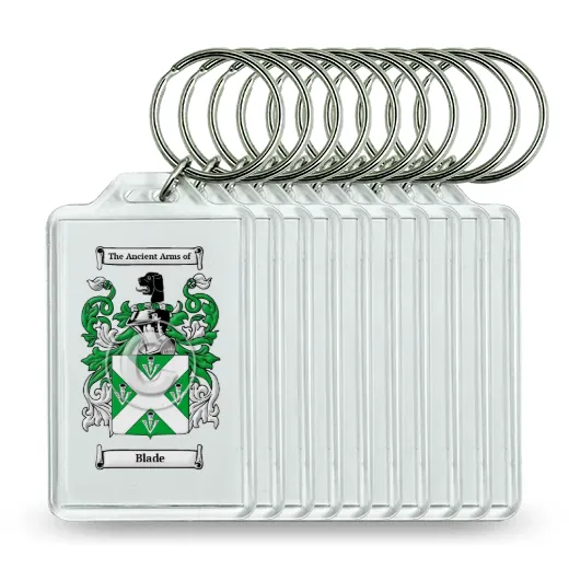 Blade Set of 10 Keychains