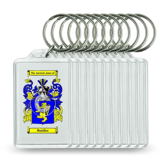 Bonifaz Set of 10 Keychains