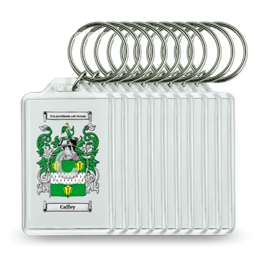 Caffey Set of 10 Keychains