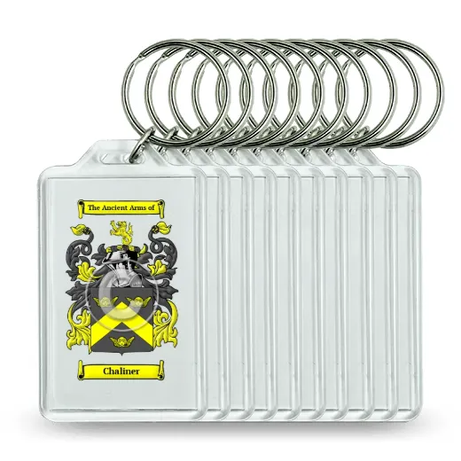 Chaliner Set of 10 Keychains