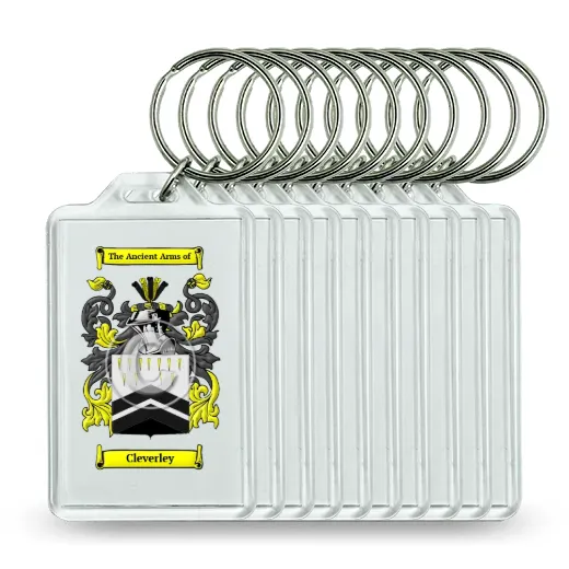 Cleverley Set of 10 Keychains