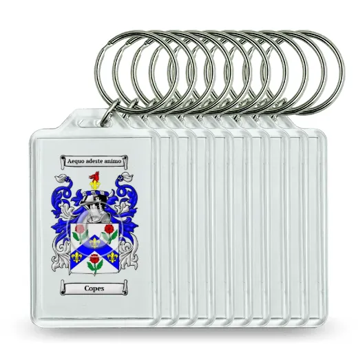 Copes Set of 10 Keychains