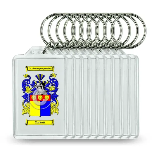 Corkett Set of 10 Keychains