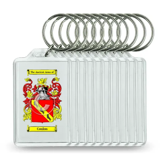 Coulon Set of 10 Keychains