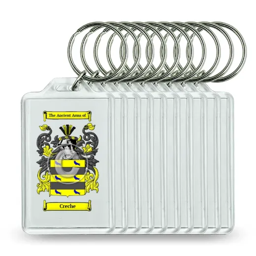 Creche Set of 10 Keychains