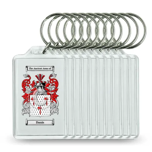 Danis Set of 10 Keychains