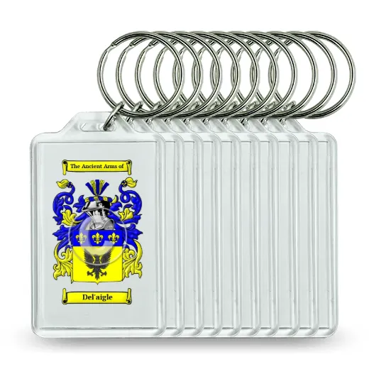 Del'aigle Set of 10 Keychains