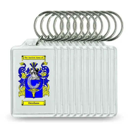 Dereham Set of 10 Keychains