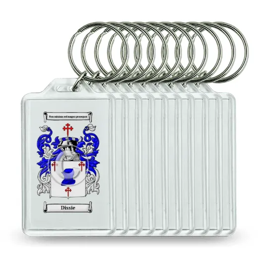 Dissie Set of 10 Keychains